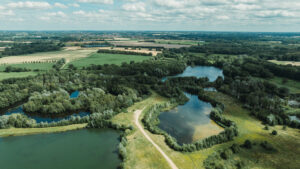 birds eye view of ecotourisum site